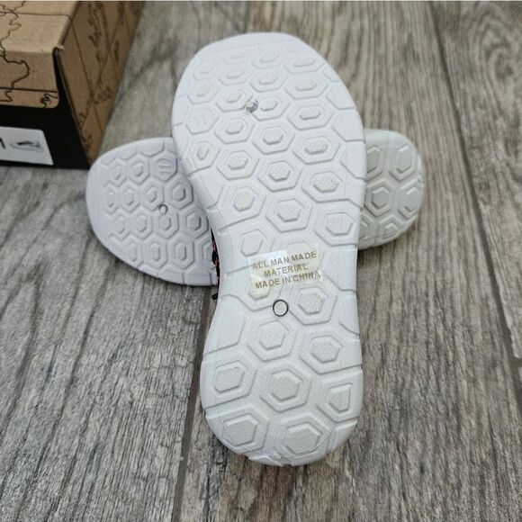 Club Canvas Pink and Black Sock Shoes Size 11T - Picture 9 of 12